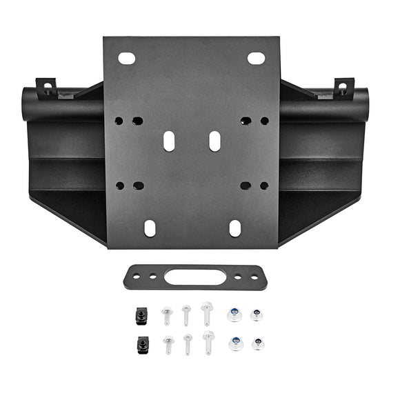 2017 - 2024 Can - Am Maverick X3/X3 Max Front Bumper Winch Heavy Mount Plate Kit - WeiSen - 80106006