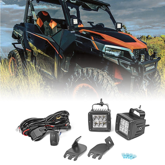 Polaris General | General - 4 Upper Roof LED Light bar Kits / A Pillar LED Light Kits - Weisen - ZT071 - L1 - W5 - A