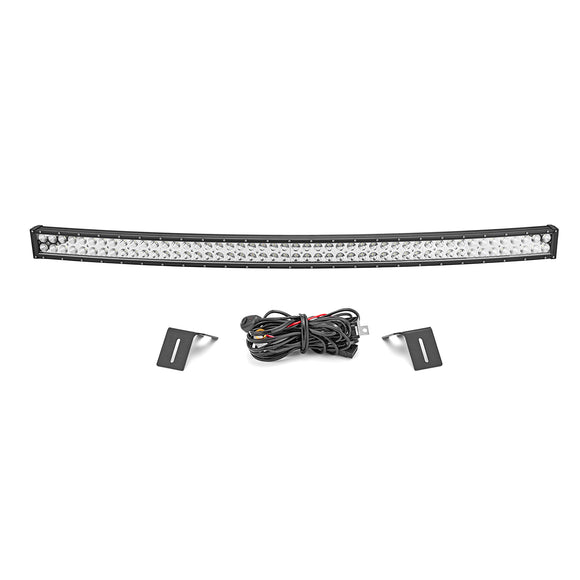 2014 - 2024 Honda Pioneer 1000/700 Side Hood 50" Curved LED Light Bar Bracket Kit - WeiSen - ZT029 - L10 - W2