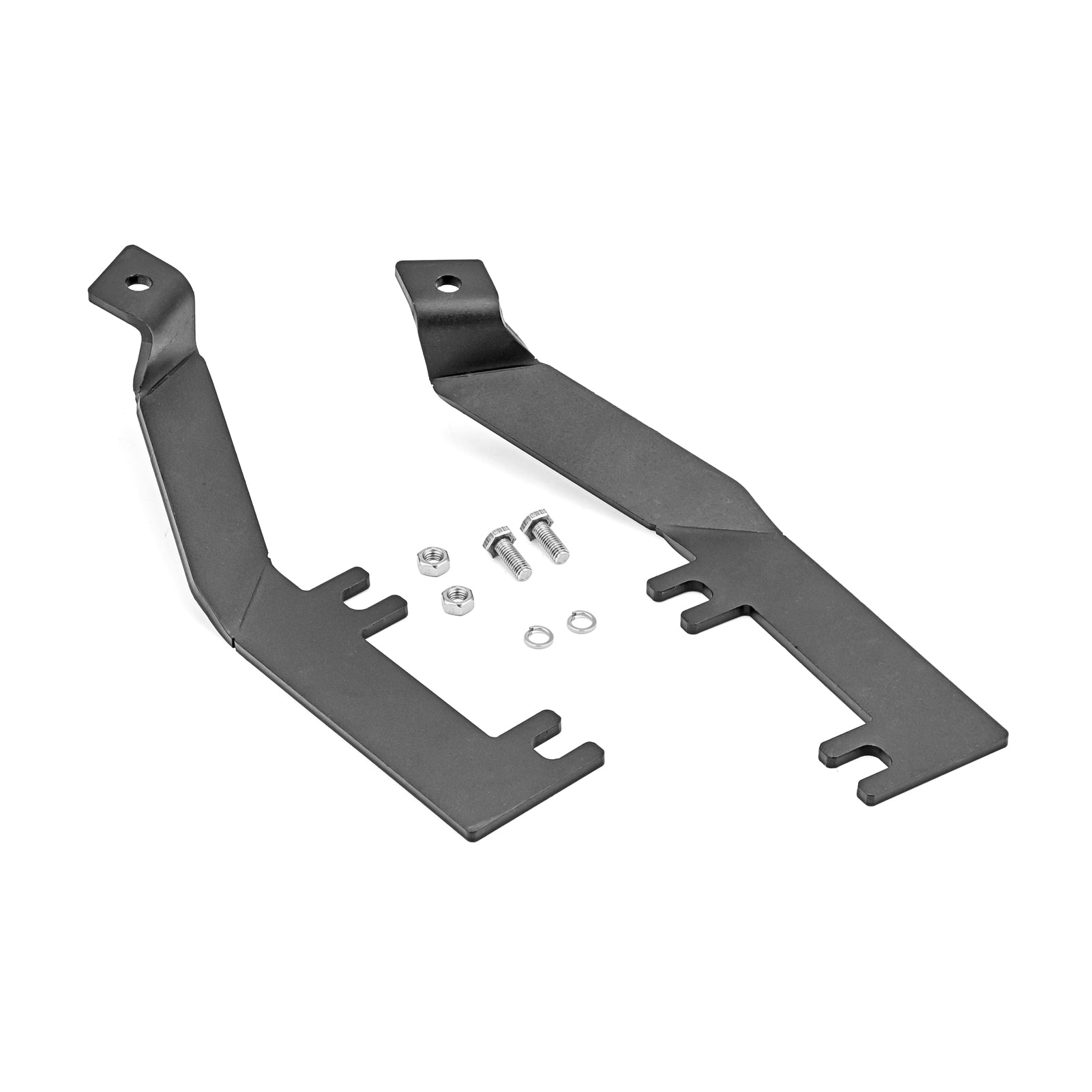 2008-2010 Ford F250 F350 Super Duty Black Hood Hinges A-Pillar LED Mount