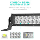 2014 - 2020 Polaris RZR XP 1000 900 32" Curved LED Light Bar Over Roof Brackets Kit - WeiSen - ZT007 - B+LED008+WI002