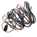 12V 160W LED Light Bar Wiring Harness Kit ON - OFF Rocker Switch Fuse Relay - WeiSen - Wi001