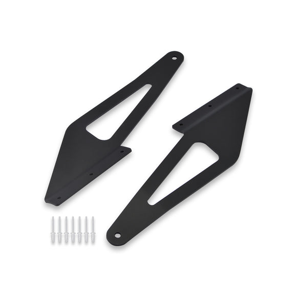 1993 - 1998 Jeep Grand Cherokee ZJ Windshield Roof 50" Curved Light Bar Mount Brackets - WeiSen - ZT195