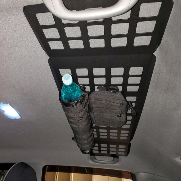 2005 - 2015 Toyota Tacoma 2nd Gen Double Cab Overhead MOLLE Storage Steel Panel - WeiSen - 70120009