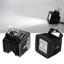 Ford Raptor 2017 - 2022 6x 18W fog lights for cars Cube Foglamp Mounting Brackets with Front Hidden Bumper - Weisen - ZT097+LED001*3+WI005 - A