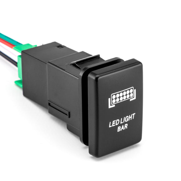 Toyota Tacoma Tundra 4Runner LED Light Bar Push Button Rocker Switch - WeiSen - WI130 - W