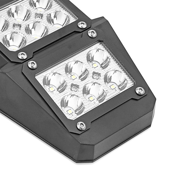 John Deere Gator HPX XUV 1.75" 2" Rear View Side HD Mirrors + LED Light Wire - WeiSen - 80301018+WI005 - A