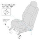 Toyota Tacoma/4Runner/Tundra & Lexus GX Seat Riser Spacers Lift Kit Front & Rear of Seat - WeiSen - 70305008+70305009