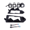 Polaris Ranger 2013 - 2019 900 XP & Crew w/4 PCS LED Cube Lights Pod ＆ Wiring Connector Off - Road Compatible - WeiSen - ZT110+LED001*2+WI006