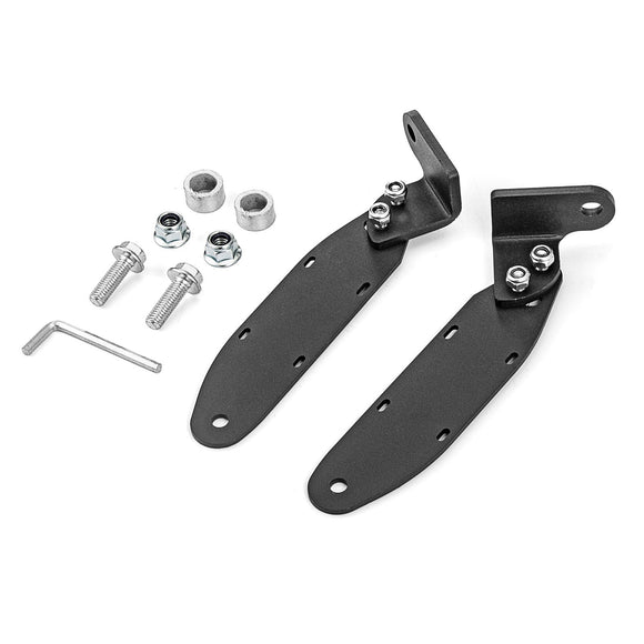 2016 - 2023 Polaris General 4 1000 Roof Full / Fip Up Windshield 42" LED Light Bar Mount - WeiSen - zt007 - c