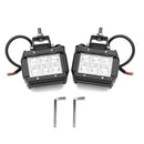Offroad 2x 4Inch 18W LED Cube Pods Work Light Bar Spot Beam Driving Fog-1