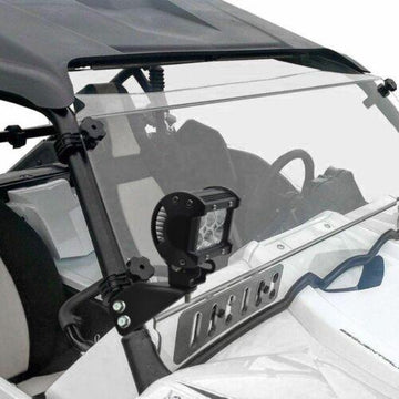 2016 - 2024 YAMAHA YXZ1000R 4" LED Light Bar+Pillar Roll Cage Bracket+Rocker Switch Wire - WeiSen - ZT031+LED003+WI005 - A
