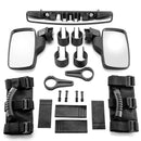 Polaris RZR | Yamaha | Honda Pioneer | Arctic Cat UTV Rear View Mirrors 1.75" Roll Cage - WeiSen - ZT035 - F