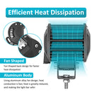 Polaris Ranger XP 800 Mid - Size 4" LED Pod Light Windshield Pillar Mount Kit - WeiSen - ZT041+LED003+WI005 - A