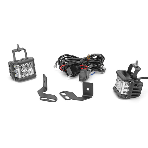 HONDA PIONEER 1000/700/500 UTV 3 Side Wide Shot LED Light Pillar Bracket W/Wire - WeiSen - ZT001 - A+LED002+WI005 - A
