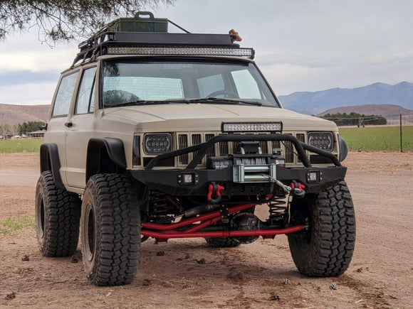 1984 - 2001 Jeep Cherokee XJ 50" LED Light Bar Roof Mount Brackets - WeiSen - ZT005