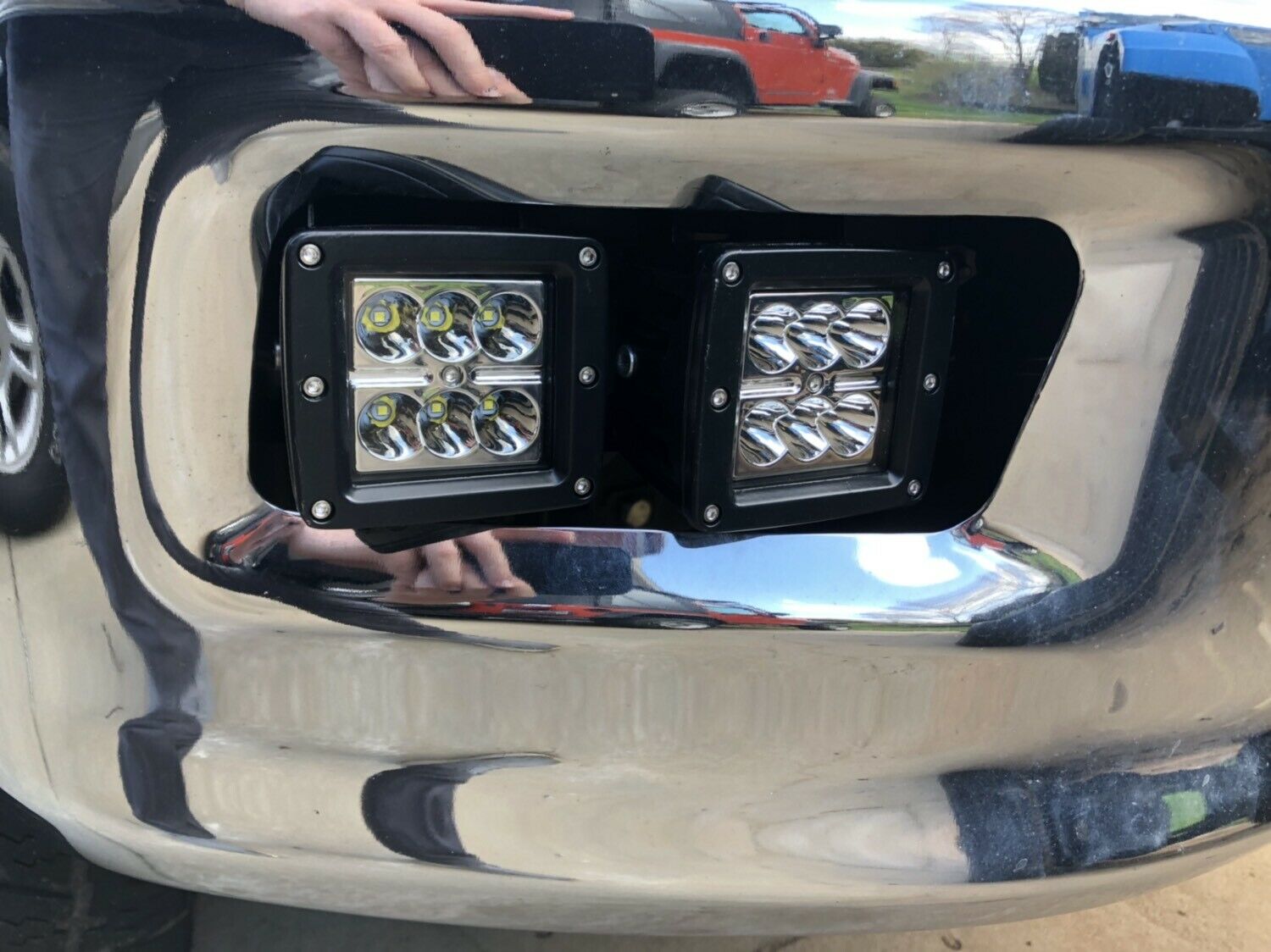 2010-2019 Dodge Ram 2500 3500 Fog Light Pods Bumper Bracket
