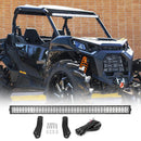2014+ Can - Am Commander 1000 800 Upper Roof 42" Straight LED Light Bar Brackets Kit - WeiSen - ZT015+LED006+WI001 - A