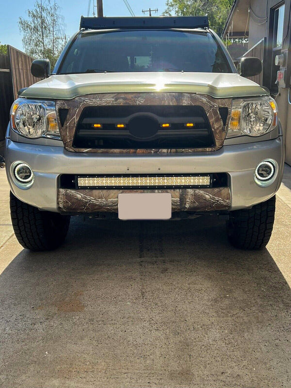 2005 - 2015 Toyota Tacoma Front Bumper 32" Light Bar Mount Brackets - WeiSen - ZT026