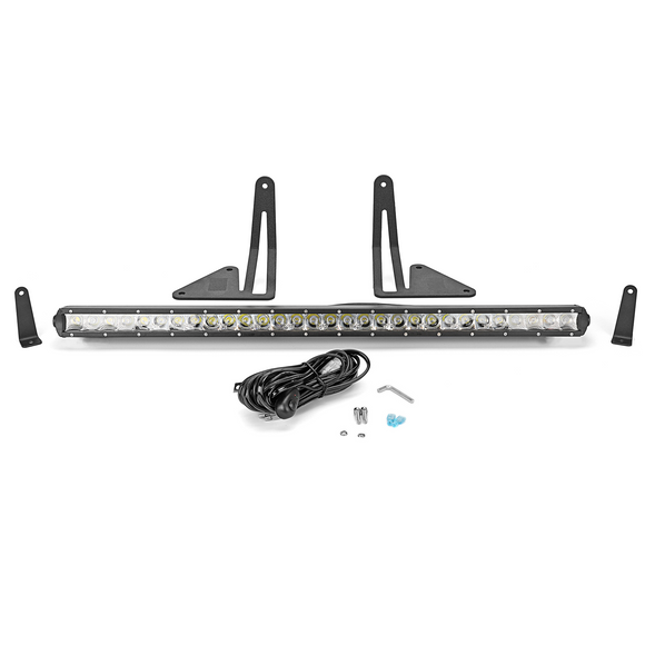 2015 - 2022 Chevrolet Colorado GMC Canyon 31" LED Light Bar Lower Bumper Mount Kit - Weisen - ZT038+LED014+WI001 - A