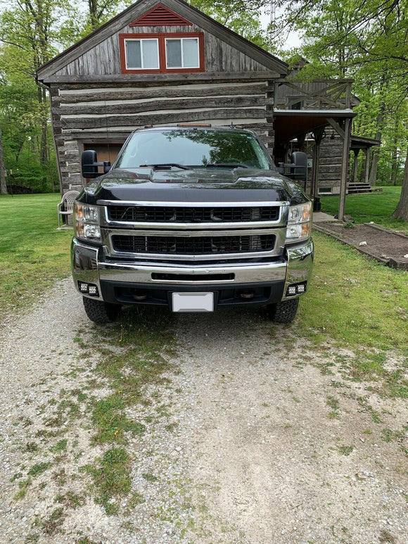 Chevy Silverado 1500 2500 3500 Lower Bumper Light Pod Mount Bracket - WeiSen - ZT048