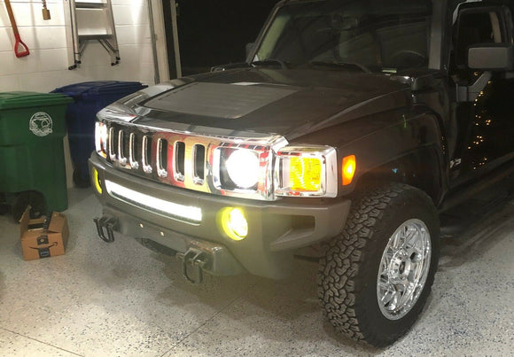 2006 - 2010 Hummer H3 Front Hidden Bumper Fog Light Pod Mount Bracket - WeiSen - ZT049