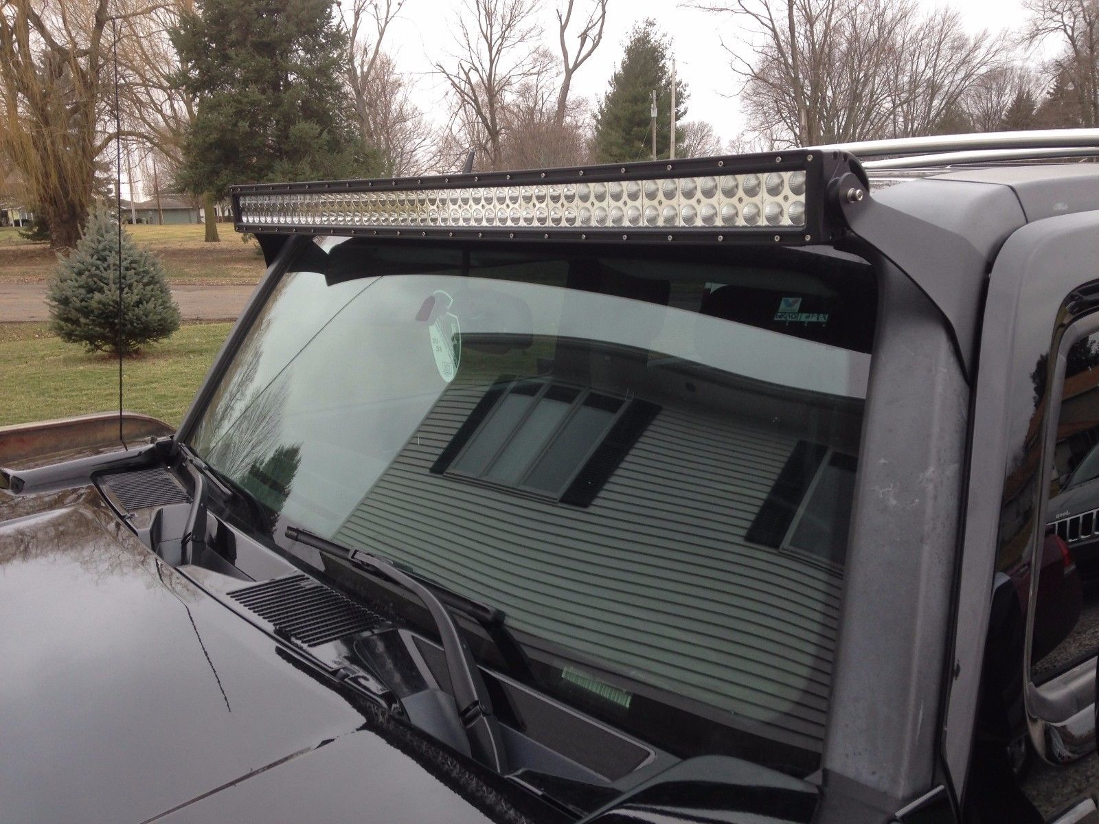 2006-2010 Hummer H3 Roof Windshield 50"/52" Light Bar Mounting Brackets