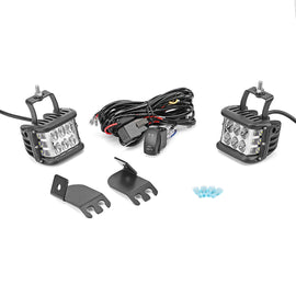2016 - UP Polaris General 4 1000 Pillar Hood Light Pod LED Brackets Switch Set - WeiSen - ZT071+LED002+WI005 - A