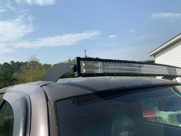 1994 - 2001 Dodge Ram 1500 2500 Upper Roof 52" Curved Light Bar Mount Bracket - WeiSen - ZT072