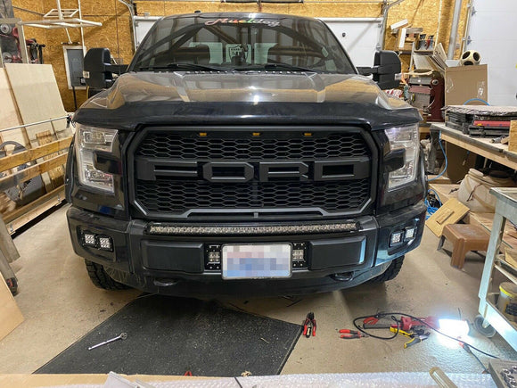 2015 - 2017 Ford F150 Lower Bumper Fog Light Mount Bracket - WeiSen - ZT078