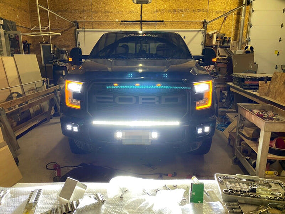 2015 - 2017 Ford F150 Lower Bumper Fog Light Mount Bracket - WeiSen - ZT078