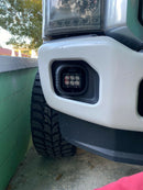 1999 - 2016 Ford F250 F350 F450 Super Duty Front Bumper Fog Light Mount Brackets - WeiSen - ZT079