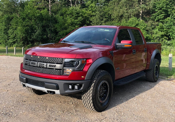 2010 - 2014 Ford F150 Raptor Bumper Light Pod Mount Brackets - WeiSen - ZT092