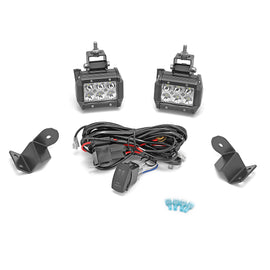 Polaris Ranger 900 570 Hood LED Pod FogLight PRO - FIT Cage Brackets Wire - WeiSen - ZT095+LED003+WI005 - A