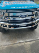 2017 - 2019 Ford F250/F350/F450/F550 Super Duty Front Bumper Light Pod Mount Bracket - WeiSen - ZT131