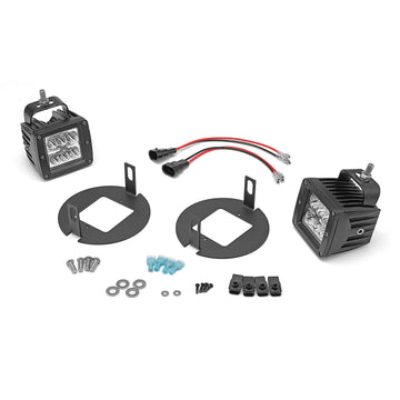 Toyota Tundra 2007 - 2013 Auto Car Headlights Lamp 24W LED Lights Bumper Plug Play Wire Replace Kits Car Accessories Fog Light - WeiSen - ZT135+LED001+WI011