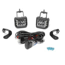 2018 - 2024 Can - am Maverick Trail 1000 800 A - Pillar 60W Side LED Light Pod Bracket Kits - WeiSen - ZT173+LED002+WI005 - A