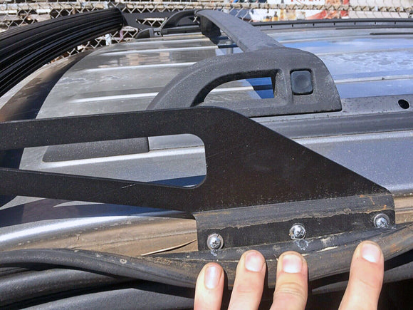 1993 - 1998 Jeep Grand Cherokee ZJ Windshield Roof 50" Curved Light Bar Mount Brackets - WeiSen - ZT195