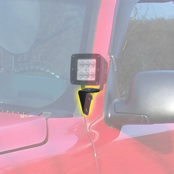 Toyota 4Runners/ Tacomas LED Fog Light Hood ditch Light Mount Bracket - WeiSen - 70104030