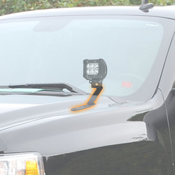 2007 - 2014 Chevrolet Silverado 2500 HD Yukon LED Light Bar Pod Hood Ditch Mount Brackets - WeiSen - 70104029