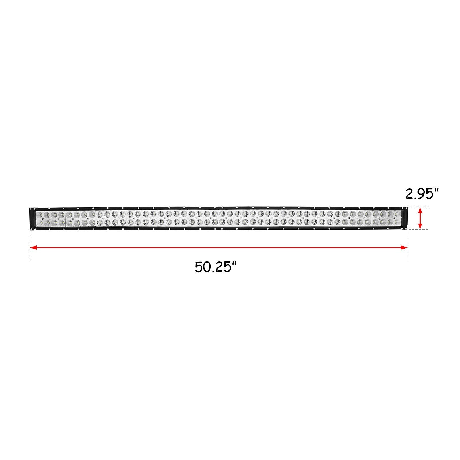 Toyota Land Cruiser FJ60 FJ62 52" Cruved Light Bar Over Roof Brackets Wire - Weisen