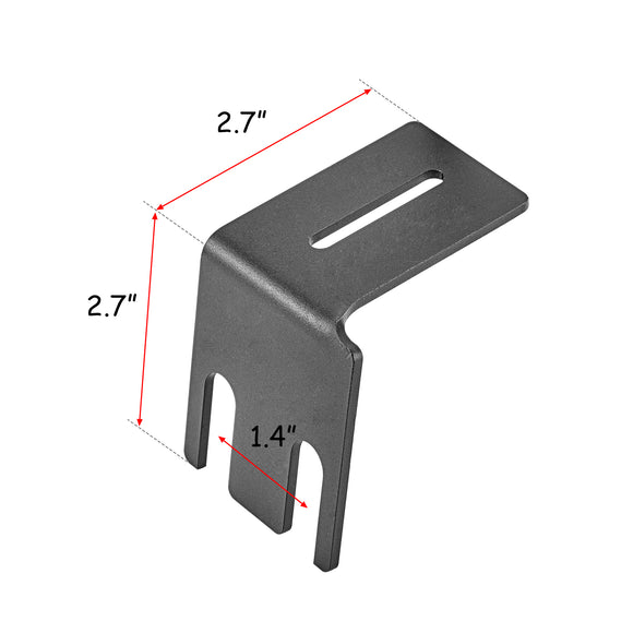 2014 - 2023 Honda Pioneer 1000/700 A - Pillar Hood 50 - 54" Light Bar Mount Brackets - Weisen - 80102017