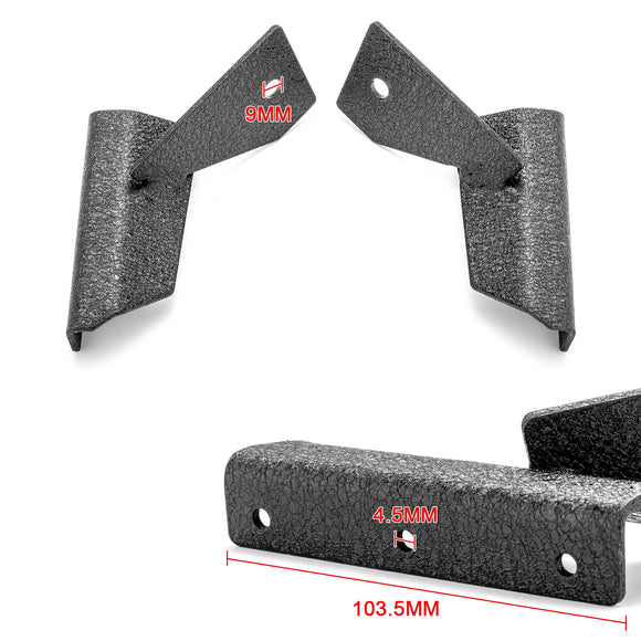 Jeep Cherokee XJ / Comanche MJ Lower Windshield LED Fog Light Bracket Mount - WeiSen - 70104032