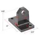 2010 - 2019 Dodge Ram 2500/3500/4500 Heavy Duty Bumper Shackle Tow Hook Brackets - WeiSen - 70102006