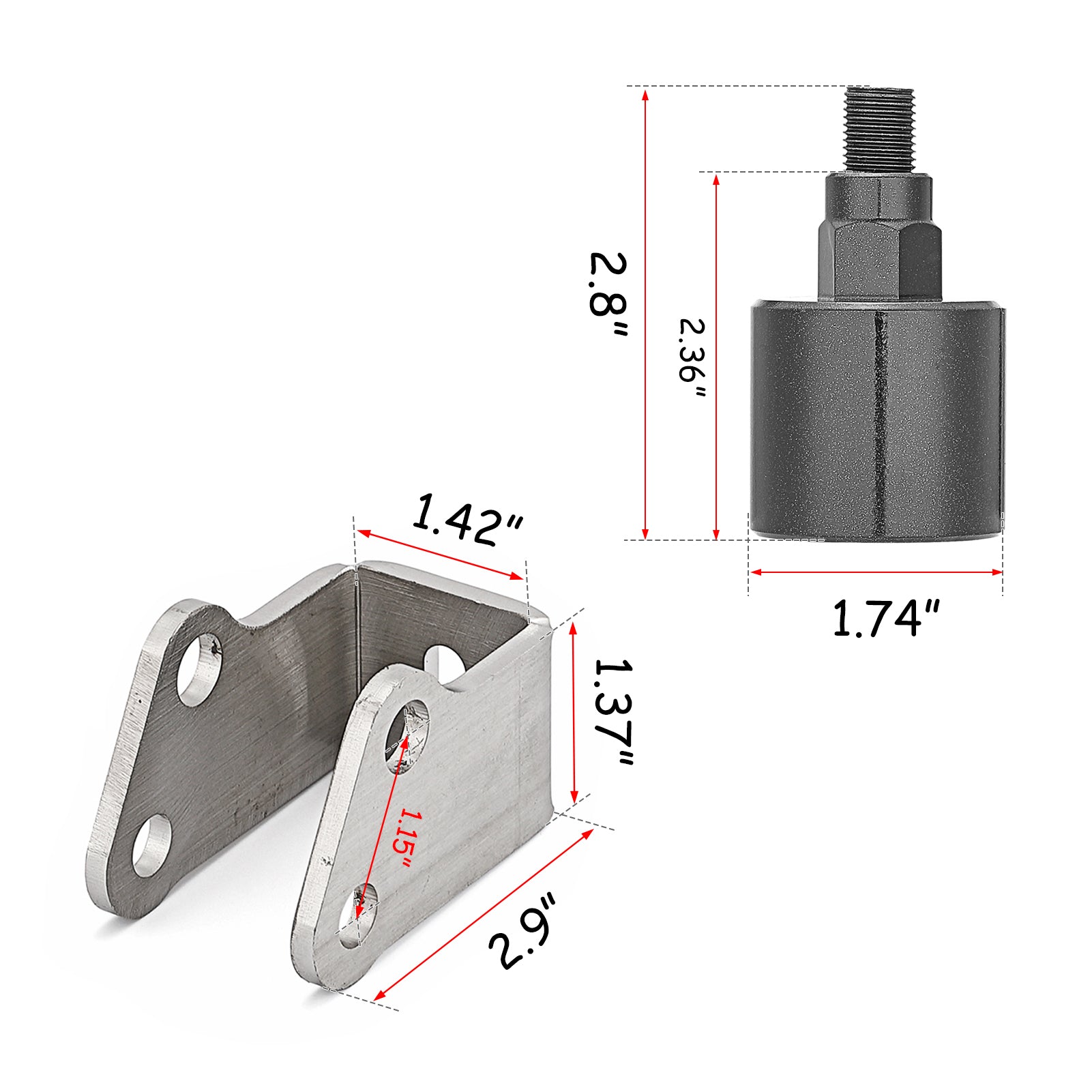 2014+ Polaris Ranger 500/570/CREW Midsize Rise 2" Suspension Full Leveling Lift Kit - Weisen