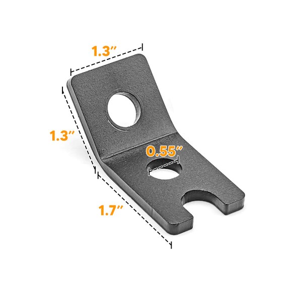 Polaris RZR 1000 900 XP Rear LED Whip Flag Backup Light Pod Brackets Mounts - WeiSen - ZT039
