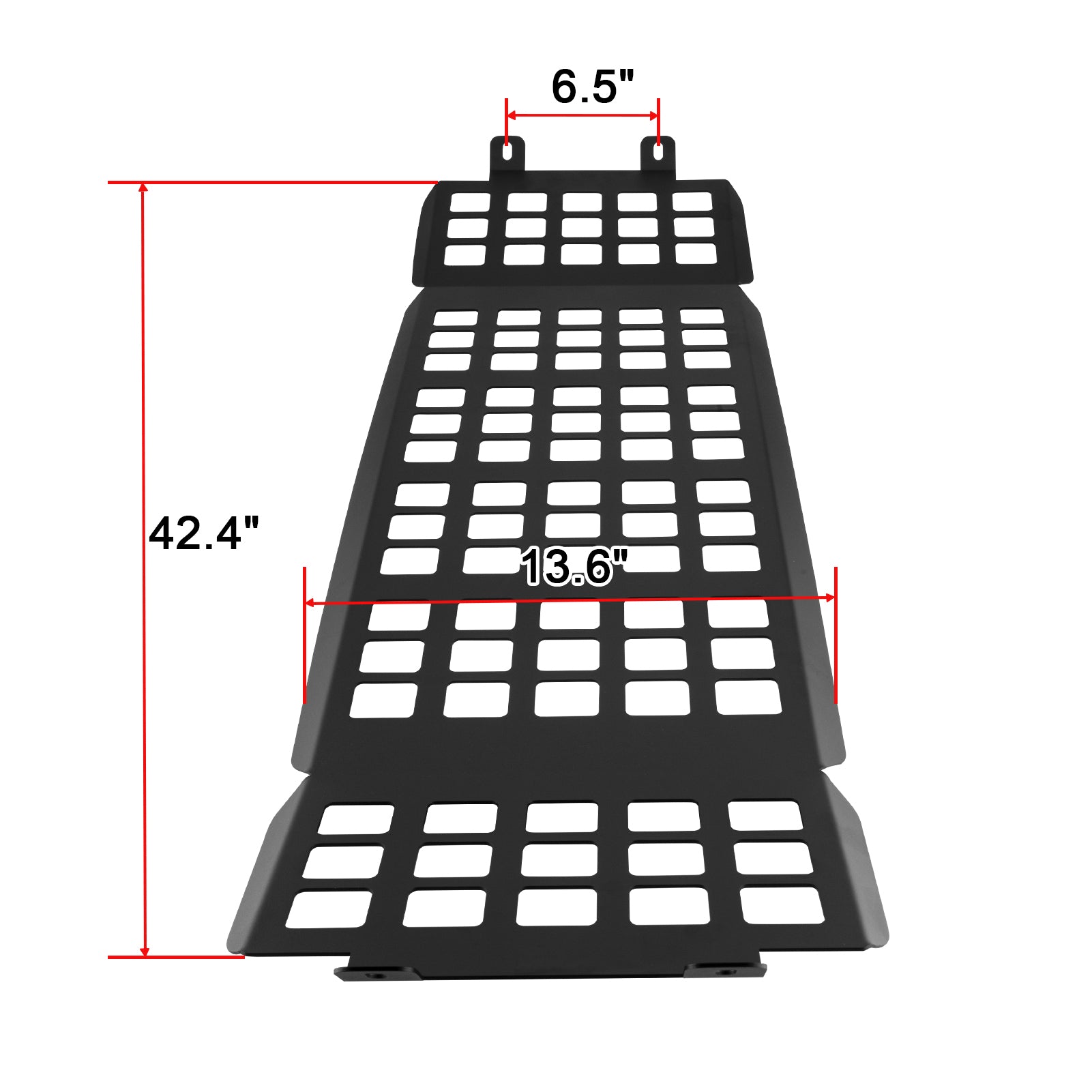 2005-2015 Toyota Tacoma 2nd Gen Double Cab Overhead MOLLE Storage Steel Panel