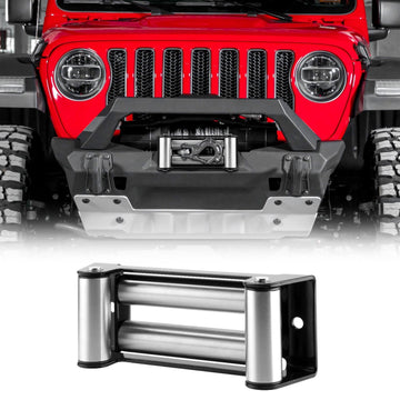 10" Heavy Duty Winch Roller Fairlead Cable Guide for Jeep SUV UTV Truck Winch - WeiSen - 80310007