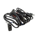10ft 3 - Lead Wiring Harness Kit LED Light Bar ON - Off Rocker Switch w/ Relay Fuse - WeiSen - WI004