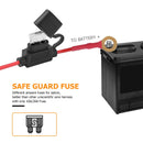 10FT LED Light Bar Wiring Harness Kit ON/OFF Rocker Switch Relay Fuse - WeiSen - 70203020